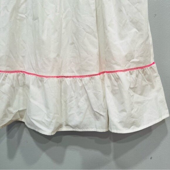 White Dress with Pink Accents size 12 - Picture 10 of 13